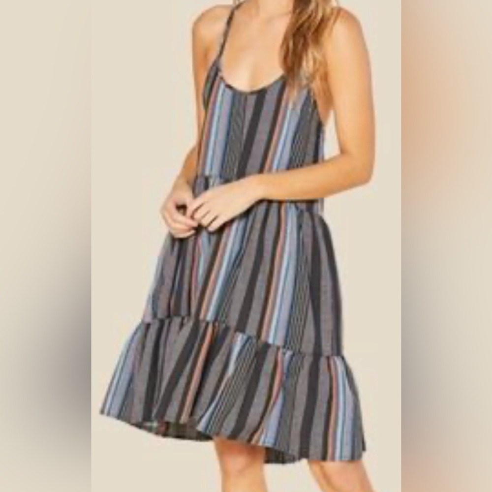 Outerknown x Piece&Co Cielo Striped Multicolor Sleeveless Dress - NWT - Size S